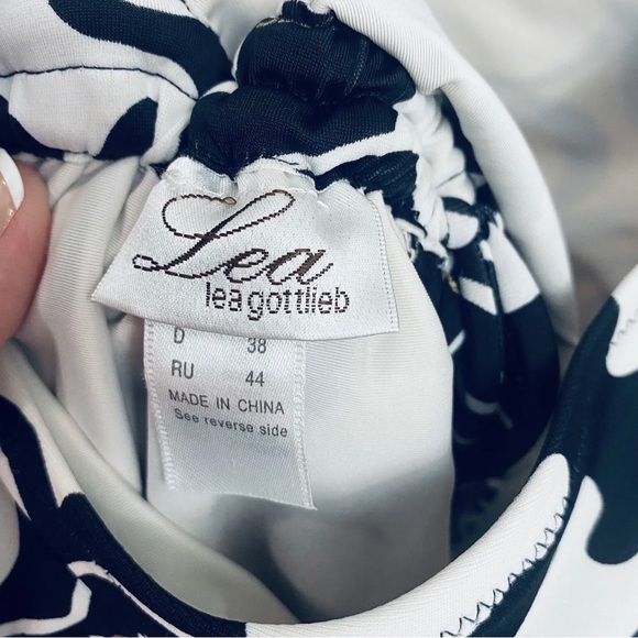 Lea Gottlieb 2 PC Tankini Bathing, Swim Suit, Fashion Designer Suit Size US 10 - Picture 8 of 12